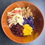 Rødkålssalat med appelsin æble og granatæble how to 11