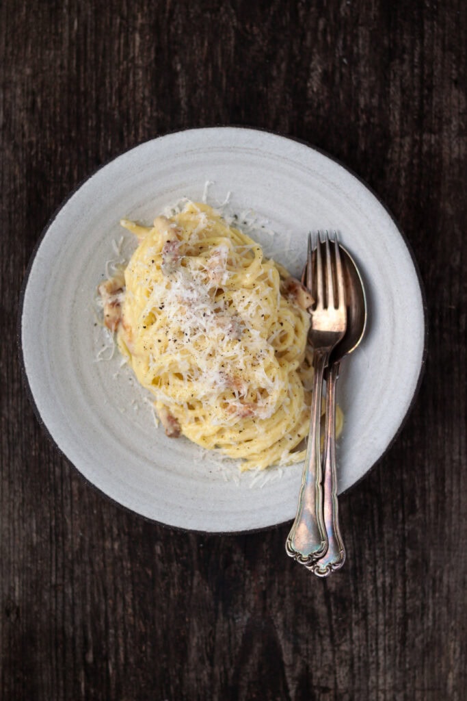 Ægte carbonara uden fløde