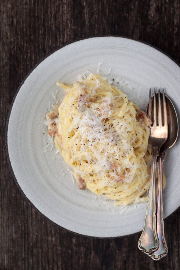 Ægte carbonara uden fløde
